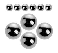 Lurrose Boules Agitatrices Facile à Utiliser en Acier Argenté 20 pour Mélange de Vernis à Ongles Pack de 20 Pièces pour Manucure