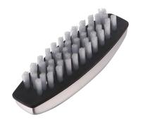 Lurrose Brosse à Savonnette pour Nettoyage Poils en Nylon en Acier Inoxydable Élimination des Odeurs Après Manipulation D'aliments Odorants, Design Argenté