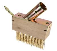 Lurrose Brosse métallique de désherbage Brosse métallique pour crevasses en Acier pour Patio Nettoyage Fissures de Sol lichens et graminées