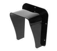 Lurrose Cache de Sonnette Étanche en Acrylique Noir Protection Pluie pour Dispositif de Reconnaissance Digitale et Clavier de Contrôle d'Accès Extérieur