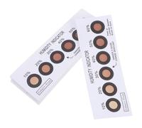 Lurrose Cartes Indicatrices D'humidité Design Compact 6 Points en Papier 40 Pcs Technologie de Changement de Couleur Sensible à L'humidité pour Stockage Électronique
