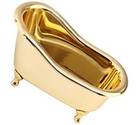 Lurrose Contenant de Rangement pour Cosmétiques Forme Baignoire Boîte de Rangement Créative en ABS pour Bureau ou Home