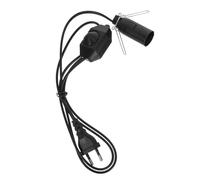 Lurrose Cordon D'alimentation E12 pour Lampe de Sel avec Variateur, Interrupteur Intégré, Matériel Abs et Pvc, Installation Simple pour Lampes de Table à Domicile