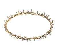 Lurrose Couronne Médiévale en Métal Or pour Hommes et Femmes, Design Exquis et Usage Longue Durée, pour Événements à Thème et Bals de Promo