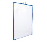 Lurrose Dossier Suspendu A4 Pochette Plastique Transparente Fermeture pour Organisation de Fichiers Scolaires et Bureau à Domicile