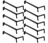 Lurrose Écarteur de Branches pour Arbre Fruitier 10pcs en PE Noir, Outil de Pliage des Branches pour Jardinage et Fixation Précise