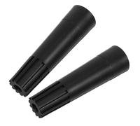 Lurrose Embouts Adaptateurs Filetés Compatible Balais et Serpillières Lot de 2 Connecteur en Plastique Pp Noir pour Rallonge de Manche à Balai Accessoires Ménage pour Nettoyage Sols