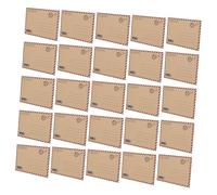 Lurrose Enveloppes Vintage Kraft 48 Pièces pour Invitations Mariage et Cartes Vœux Papier à Lettres Rétro pour Courrier Aérien Thème Pirate