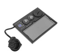 Lurrose Lentille de Soudage à Assombrissement Automatique Capot en Plastique Noir, Réglable pour Masque de Soudage, Adaptée pour Meulage et Découpage en Toute Sécurité