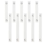 Lurrose Lot de 10 ancrages anti-basculement pour meubles, sécurité | Kit de fixations murales en nylon haute résistance pour commode, étagère, miroir, armoire