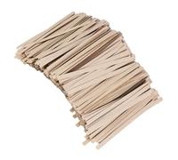 Lurrose Lot de 1000 Liens en Kraft et Fer de 8cm pour Paquet de Bonbons et Sachets Cellophane, Décorations de Fête Faciles à Nouer pour Mariage ou Anniversaire