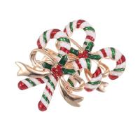 Lurrose Lot de 2 Broches de Noël en Alliage, Boutons en Émail pour Pulls Motif Cartoon, Décoration Unique pour Paquet et Bas, pour Mariage ou Rendez-