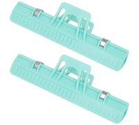 Lurrose Lot de 2 Clips de Partitions Musicales Vert Portables en Abs et Acier pour Fixer Pages de Partitions Piano Guitare Musiciens Amateurs