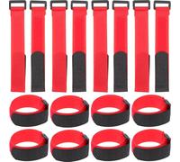 Lurrose Lot De 20 Bande De Serrage Pour Câble En Nylon Rouge Réutilisables Organisateur De Câbles Pour Tuyau Et Câbles De Casque Maison 7.87 X 0.79 Pouces