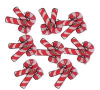 Lurrose Lot de 25 Épingles Lumineuses en Plastique pour Noël, Broches Scintillantes Électronique Intégrée et Bouton-poussoir, Accessoires Uniques pour Scrapbooking et Coiffure