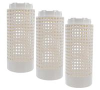 Lurrose Lot de 3 Mini-composteurs à vers enterrés, lombricomposteur souterr | Système de ventilation à 360°, couvercle supérieur robuste en plastique sécurisé, lombricompostage facile, idéal pour le jard