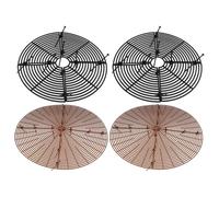 Lurrose Lot de 4 protège-Pots en Grille pour protéger Les Plantes des Enfants et des Animaux - Couvercle de Pot de Fleurs découpable de 30 cm de diamètre avec piquets - Empêche Les Chats