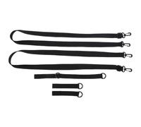 Lurrose Lot de 5 Sangles d'attache pour Parasol de terrasse, Sangles de Parasol réglables et Coupe-Vent | Pour parasol romain ou déporté de jardin, sangle de fixation extérieure pour terrasse et fêtes au bord de la piscine