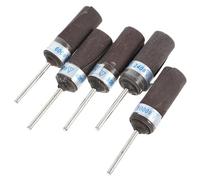 Lurrose Lot de 5 Tambours de Ponçage 2,35mm pour Bois et Plastique Papier Abrasif Grain 240 à 1000 pour Ponçage et Polissage à L'outil Rotatif