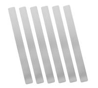 Lurrose Lot De 6 Bandes Adhésives Pour Tableau Noir En Métal Flexibles Et Auto-Adhésives Pour Suspendre Des Tableaux Argentées