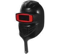 Lurrose Masque de Soudage Masque Facial Portable en Plastique Noir avec Poignée, Confortable et Sûr pour Soudure et Découpe, Protection pour Adulte