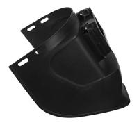 Lurrose Masque de Soudeur et Cadre en Aluminium, Équipement de Protection Noir avec Visière Grand Angle en Plastique Entretien Facile pour Soudage et Travaux en Hauteur