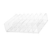 Lurrose Organisateur de Maquillage en Plastique avec Tiroirs Transparents, Grosse Capacité et Design Multifonctionnel pour Rangement Cosmétique Élégant et Minimaliste