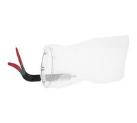 Lurrose Outil de Cueillette D'arbres Fruitiers avec Tête en Filet Blanc et Fourche pour Récolte Pratique des Poires et Fruits, pour Décoration Automne en Jardin