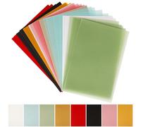 Lurrose Papier Calque Translucide Couleur Papier Vélin Vert Sauge 50 Feuilles 5.91 X 3.94 X 0.04 in Pour Traçage Dessin Calligraphie Croquis Artisanat Impression Et Modèles