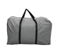Lurrose Paquet de Rangement en Tissu Oxford 100l Gris Fermeture Éclair Paquet de Déménagement Renforcé et Résistant Multifonction Grosse Capacité pour Vêtements et Organisation