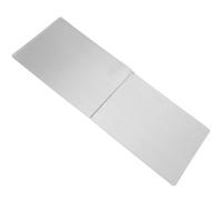 Lurrose Pare-Éclaboussures Cuisine en Acier Inoxydable 304 Pare-Huile Pliable 30X40 CM Déflecteur Anti-Projections pour Plaque de Cuisson Gaz et Induction Protection Murale et Plan de