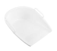 Lurrose Pelle à Poussière en Plastique Blanc avec Poignée Confortable pour Ramassage Facile, Outil de Nettoyage Portable pour Aventures Extérieures Sauvages et Garage