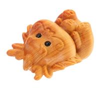 Lurrose Petit Pendentif Dragon en Bois Sculpté Breloque Zodiacale pour Bracelets DIY Statuette Décorative Taille Mini Présent Créatif pour Loisirs Manuels Charme du Dragon Bois