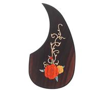Lurrose Plaque de Protection Facile à Coller pour Guitare pour Guitare Acoustique en Bois de Palissandre Design Créatif, Structure Simple, Autocollant Anti-rayures