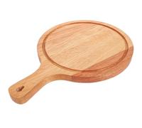 Lurrose Plateau à Pizza en Bois Naturel Robuste et Facile à Utiliser, Plateau de Service Alimentaire Polyvalent pour Table à Manger Domestique, Plusieurs Styles, Diamètre Plusieurs styles
