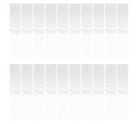 Lurrose Pochettes Plastiques Transparentes Anti-poussière Lot de 50 pour Cravates Homme, Traitement Anti-Statique, Design Compact pour Rangement en Valise ou Présentation en Magasin