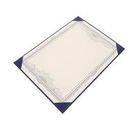 Lurrose Porte-certificat de bureau : Couverture de présentation en carton 12 x 9 pouces - Couverture de présentation avec chevalet dos - Pochette de de bureau avec support pour et salle de classe