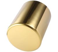Lurrose Porte-pinceaux de Maquillage en Métal Doré, Pot à Crayons Rond Style Nordique, Boîte de Rangement de Bureau Multifonction pour Maquillage et Papeterie, Organisateur Pratique