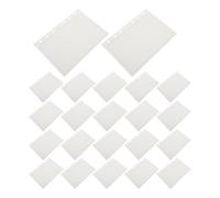 Lurrose Recharges pour Classeur à Anneaux, Feuilles Recharge 6 Anneaux, 100 Pcs, Papier Blanc, Mise en Page Structurée, pour Maison et Bureau