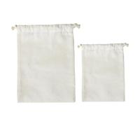 Lurrose Sachet De Farine Et Riz en Coton Et Lin 29x39 24x31 Cm Paquet Réutilisables Respirants pour Conservation Alimentaire La Cuisine 2 Pièces Usage Domestique Écologique