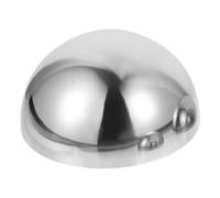 Lurrose Sphère de Jardin en Acier Inoxydable : Demi-sphère réfléchissante de 160 mm - Finition Miroir - décorative en métal pour l’aménagement paysager extérieur et Les Jardins Zen