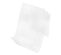 Lurrose Support de Livre Design Moderne en Acrylique Transparent 3pcs et Gain de Place pour Lecture et Décoration de Bureau pour Présentoirs à Bandes Dessinées