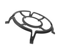 Lurrose Support pour Wok et Casseroles, Grille de Cuisinière à Gaz en Fer Noir, 4 Branches, Antidérapante, Facile à Nettoyer, Cuisine