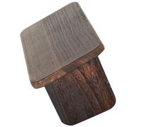 Lurrose Tabouret de Contemplation en Bois Pliable, Tabouret à Genoux, Portable, Couleur Café, pour Cours de Contemplation et Parc