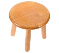 Lurrose Tabouret Décoratif en Bois Naturel pour Plantes D'intérieur, Support Léger et Portable de Champignon, pour Salle de Bain ou Chambre