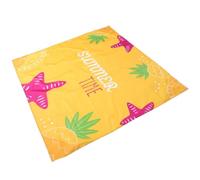 Lurrose Tapis de Plage Pliable 140x150cm en Nylon, Imperméable | Motif à Carreaux, Mini et Portable, Doux, Anti-humidité, Usage Jardin et Bord de Mer