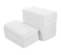 Lurrose Tapis de Table en Pulpe Blanc Manucure Jetable 125 Pièces Imperméable Protection Professionnelle pour Salon de Tatouage et Bureau Dentaire