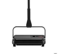 Luscriate - Balai Mécanique Trajectoire de Balayage 200 mm Balayeuse Manuelle pour Planchers Tapis avec Brosses Rotatives Facile