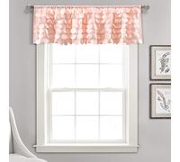 Lush Decor 16T004609 Rideau de fenêtre texturé pour fenêtre de Cuisine 35,6 x 177,8 cm