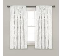 Lush Decor Avon Panneau de Rideau de fenêtre (Panneau Simple), 114,3 cm (L) x 137,2 cm (l) - Blanc